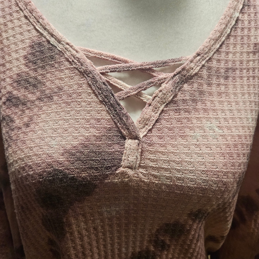 Tie-Dye Long Sleeve Dress/Top Size Medium - Picture 5 of 5